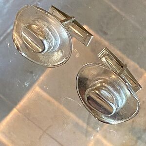 Sterling Silver DW Ridge Cowboy Hat Cufflinks